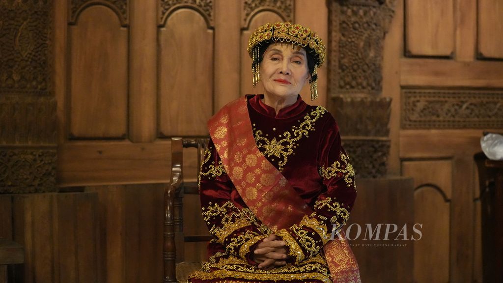 Maestro tale dari Kota Sungai Penuh, Jambi, Tino Mariam, di Bentara Budaya Jakarta, Kamis (26/10/2023). 