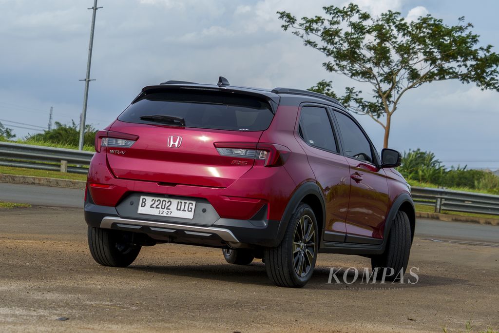Buritan Honda WR-V generasi kedua. 