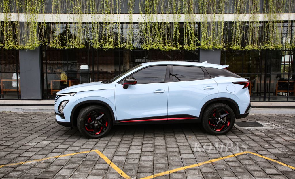 Chery Omoda 5 saat diuji coba jarak jauh Jakarta-Solo-Yogyakarta-Jakarta, Jumat (14/7/2023).