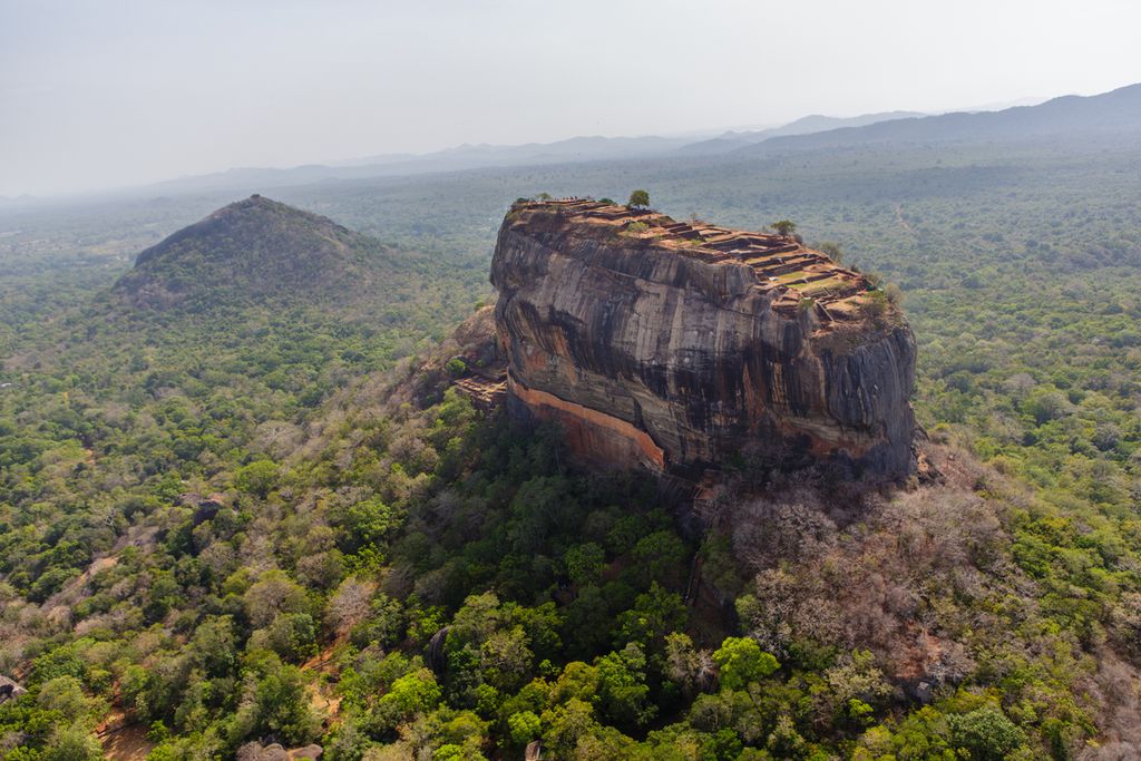 Sigiriya di Sri Lanka yang terkenal.
